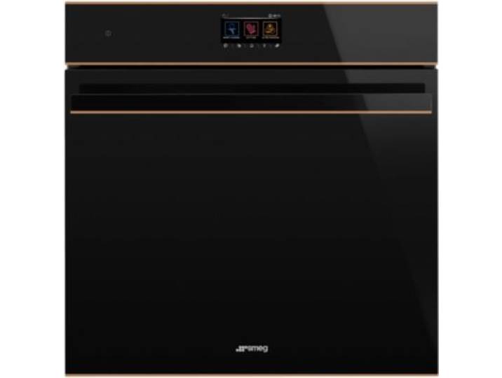 Smeg - Four Encastrable So6604s4pnr - Hydrolyse - Chaleur Tournante - Combiné Vapeur - Rails Télescopiques