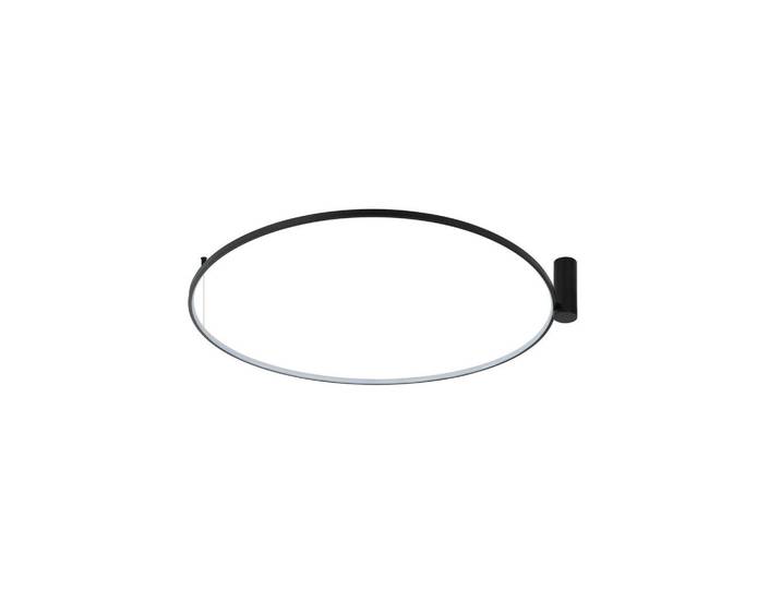 Deckenleuchte Ring, Schwarz, Metall, 60x16 cm, RoHS, Lampen & Leuchten, Innenbeleuchtung, Deckenleuchten, Deckenleuchten