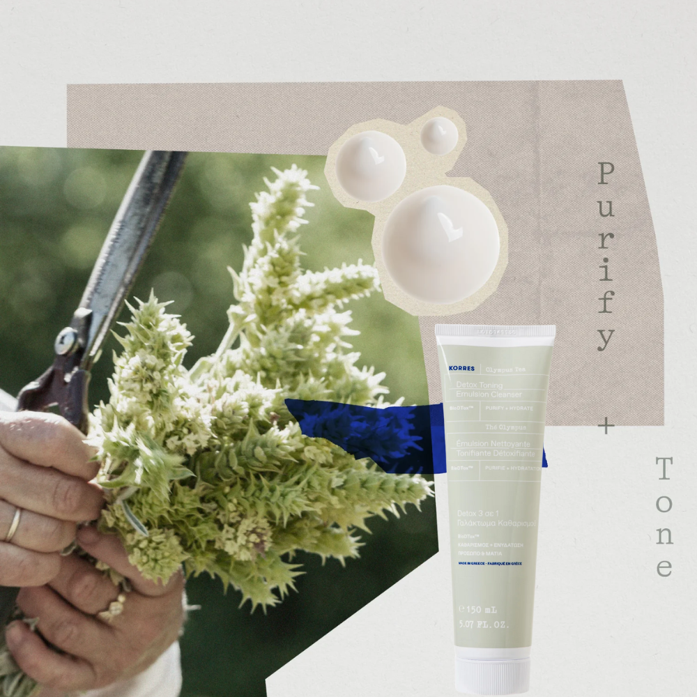 Korres Olympus Tea Detox Toning 3-in-1 Emulsion Cleanser 150mL