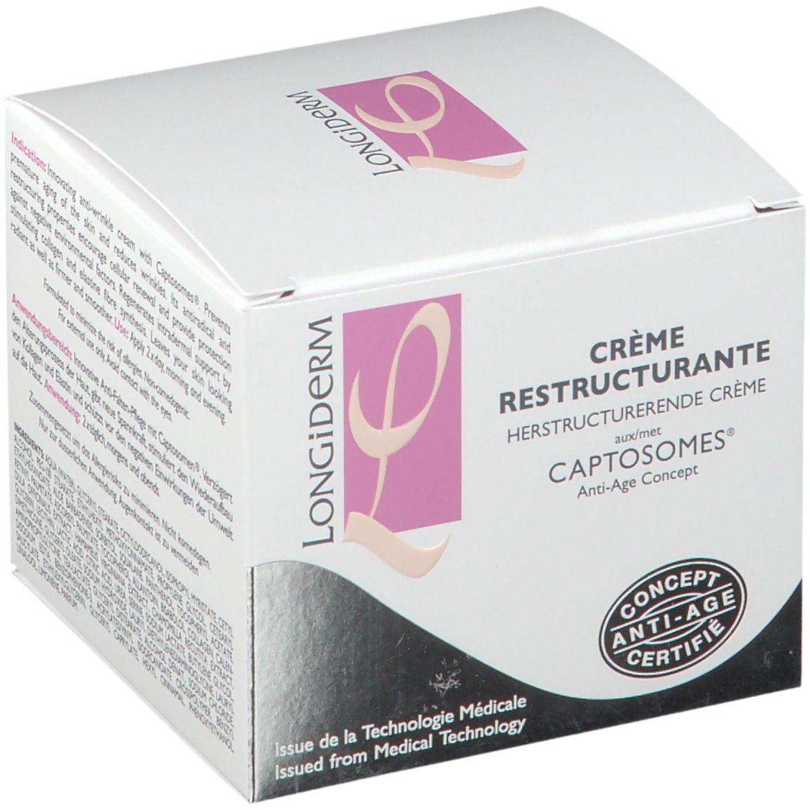 Longiderm Herstructurende Crème 50 ml Creme