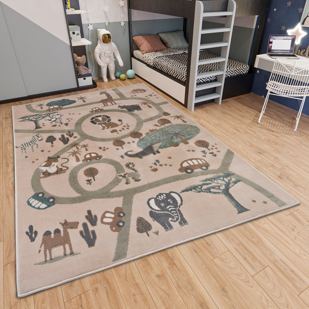 Hanse Home Adventures Children Grey Rug Rectangular 160 x 235cm