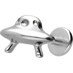 Titan Labret mit Innengewinde UFO