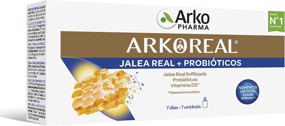 Arkopharma Arkoreal Jalea Real + Probióticos 7 Dosis