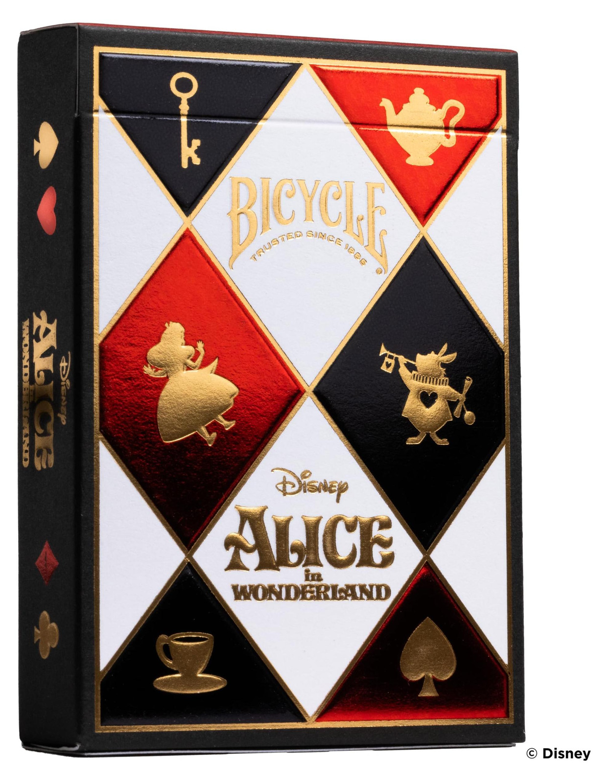 Bicycle Disney Alice in Wonderland speelkaarten - Enkel deck voor diverse kaartspellen zoals poker