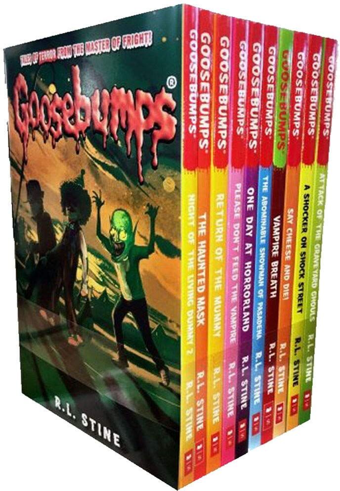 Scholastic Goosebumps Horrorland Series 10 Books Collection Set by R.L. Stine - Paperback - Ages 9-12 - Spooky Stories for Kids -