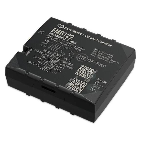 Teltonika FMB122 GNSS/GSM/Bluetooth Tracker mit externer GNSS/GSM Antenne & (FMB122BIXZ01)