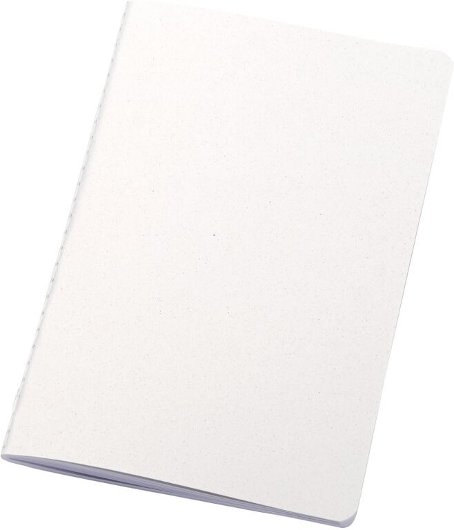 Carnet personnalisable à couverture en papier Crush Fabia blanc