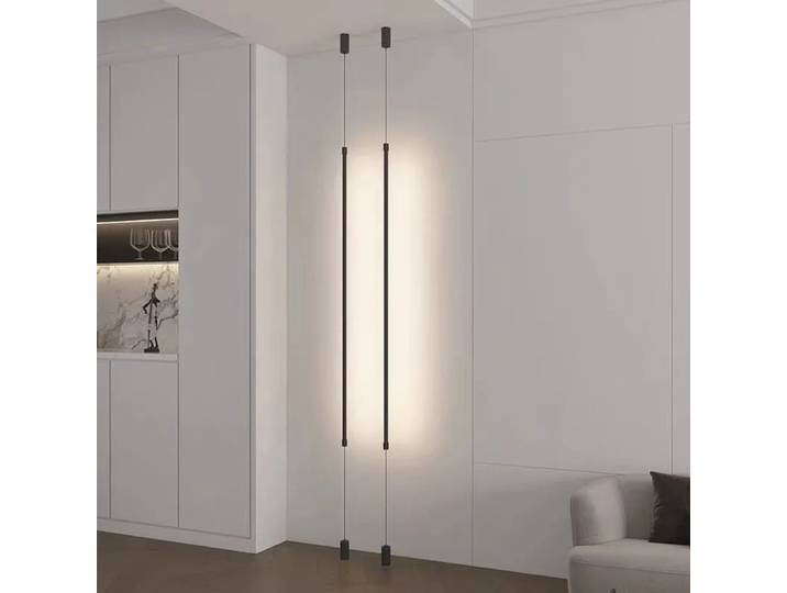 Lampe suspendue LED 2026 pour éclairage de sol fin, suspension moderne et minimaliste pour salon et chambre à coucher