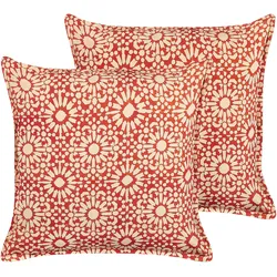 DEKOKISSEN 2er-Set Creme 45/45 cm Ceiba
