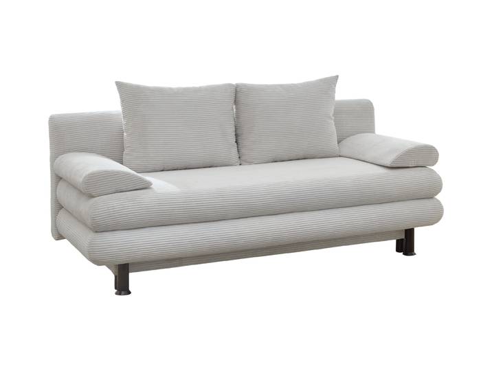 Sun Garden Cord Schlafsofa Bern mit Stauraum Natur