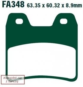 EBC Brakes FA348HH Bremsbeläge