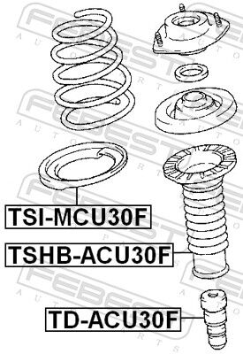Febest Federteller Tsi-Mcu30f Vorderachse Für Toyota