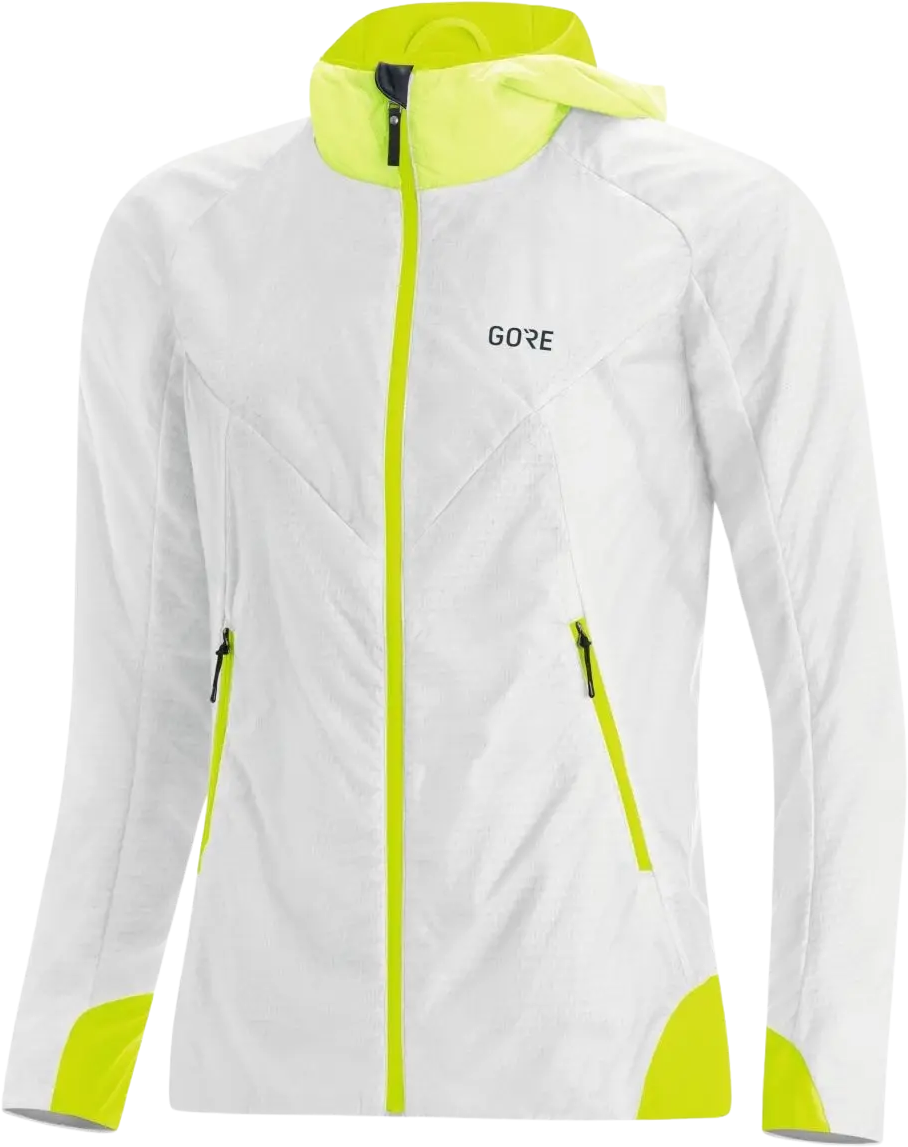 Gore Wear R5 Gore-tex Infinium Isolierte Laufjacke Damen Weiß Gr. 36