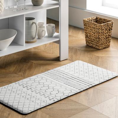 Nuloom Moroccan Anti Fatigue Kitchen or Laundry Room Comfort Mat