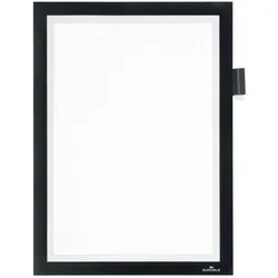 Durable, Informationsschild, DURAFRAME MAGNETIC NOTE A4, für dir. Besch., magn., VE 5 Stk, Rahmen schwarz