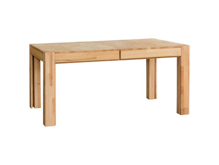 Livetastic Esstisch, Buche, Holz, Kernbuche, massiv, rechteckig, eckig, 90x75x160 cm, ausziehbar, Esszimmer, Tische, Esstische, Esstische ausziehbar