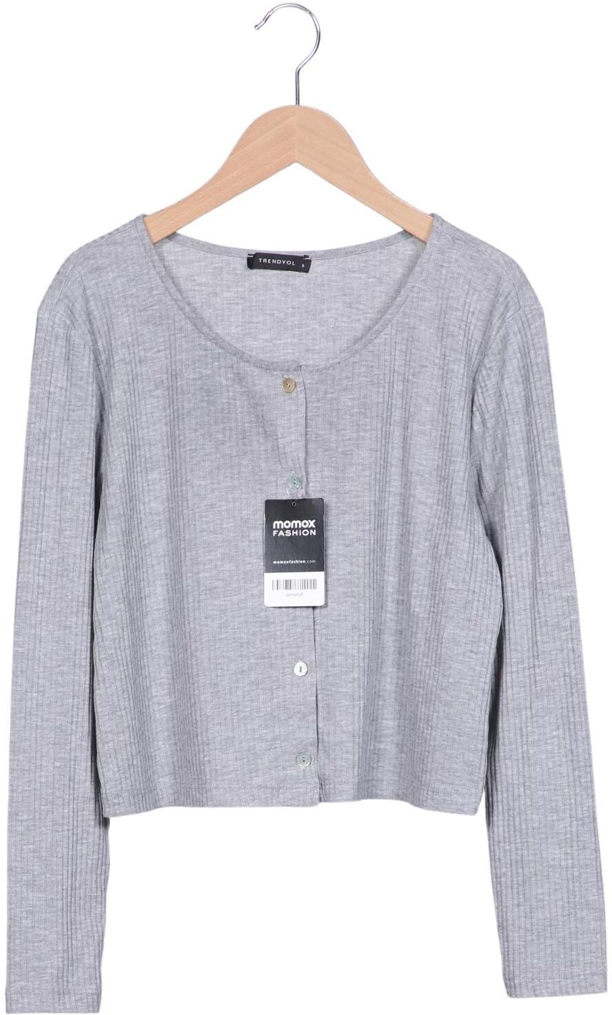 Trendyol Damen Strickjacke, Grau, Gr. S, kein / Etikett - Second Hand