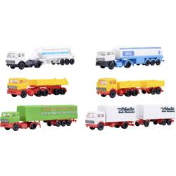 Kibri 36980 Z LKW Modell 6er-Set LKW-Sattelzüge
