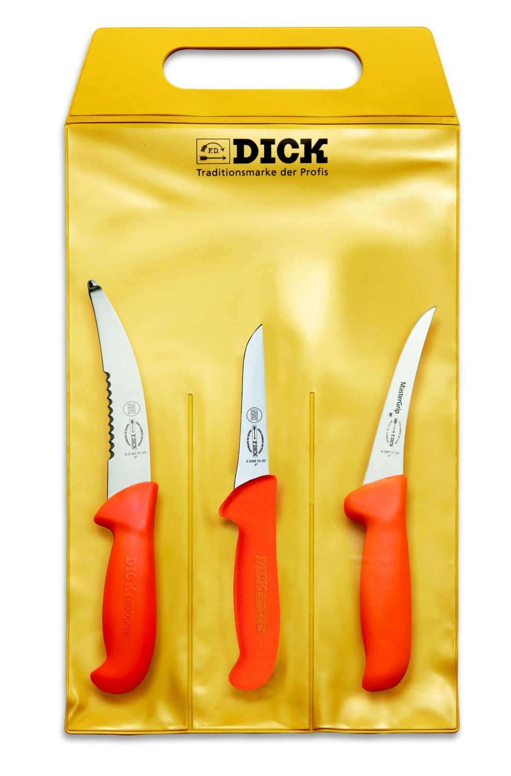F. Dick Messerset ErgoGrip 3-delig voor jagen en outdoor gebruik