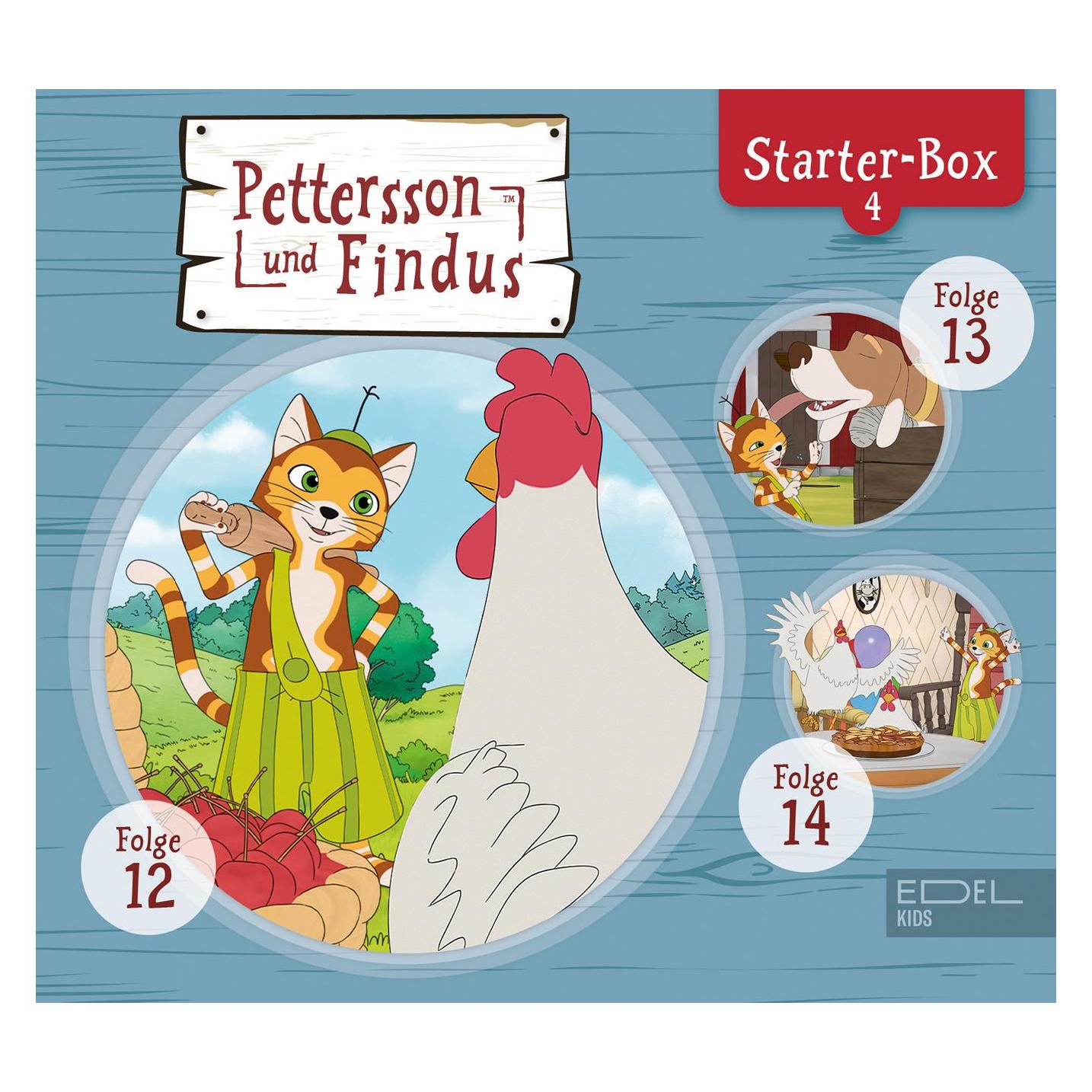 Edel:Kids Pettersson und Findus Starter-Box 4 (Folge 12-14) (Sven Nordqvist, Deutsch) (0219252KID)