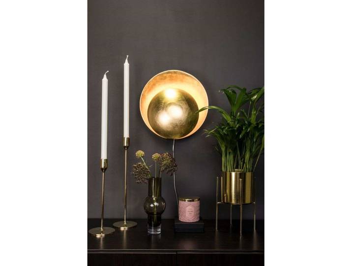 Orbit Wandleuchte Brass - Globen Lighting - Wohnzimmer - Design - Metall - Einflammig