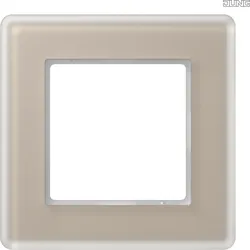 Jung AV581GLMCH Glasrahmen 1-fach senkrecht eu waagerecht e Montage Glas A VIVA ch