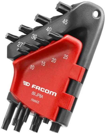 Jeu de 8 clés mâles coudées Torx® FACOM 89.JP8A