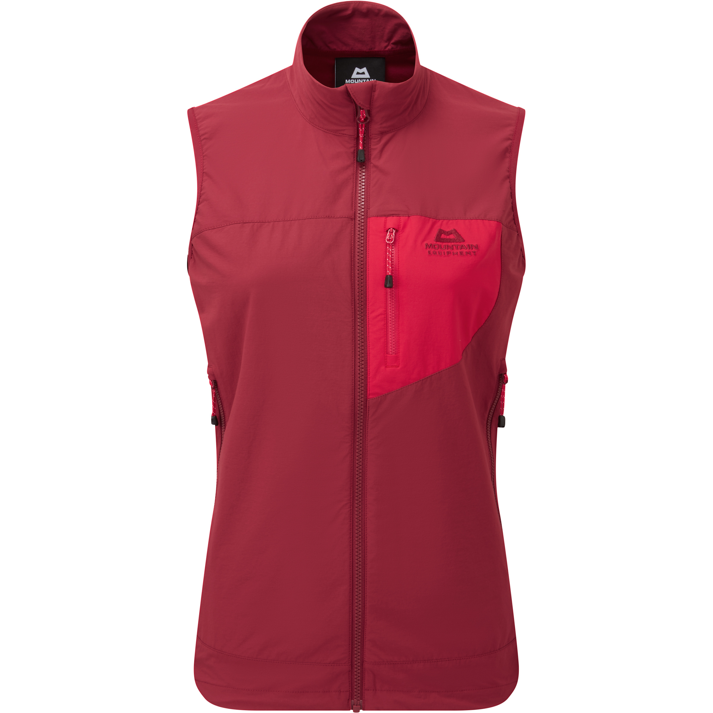 Mountain Equipment Echo Weste Damen Softshellwesten rot Größe S Trekking Wasserabweisend