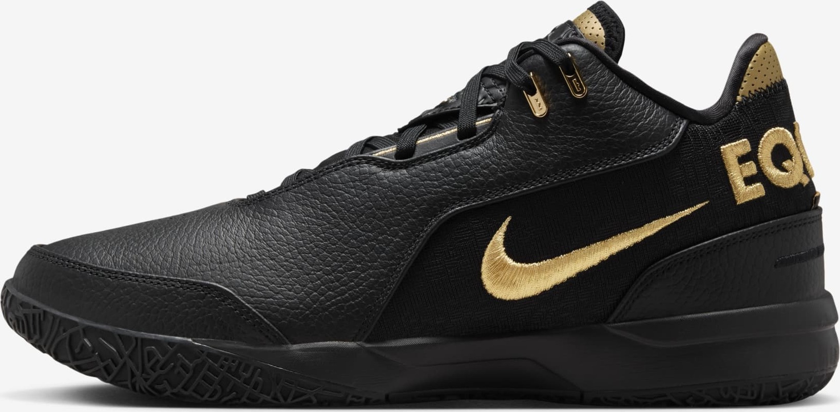 Nike LeBron NXXT Gen AMPD "White Black & Gold" Schwarz/Weiß, Größe: 38,5