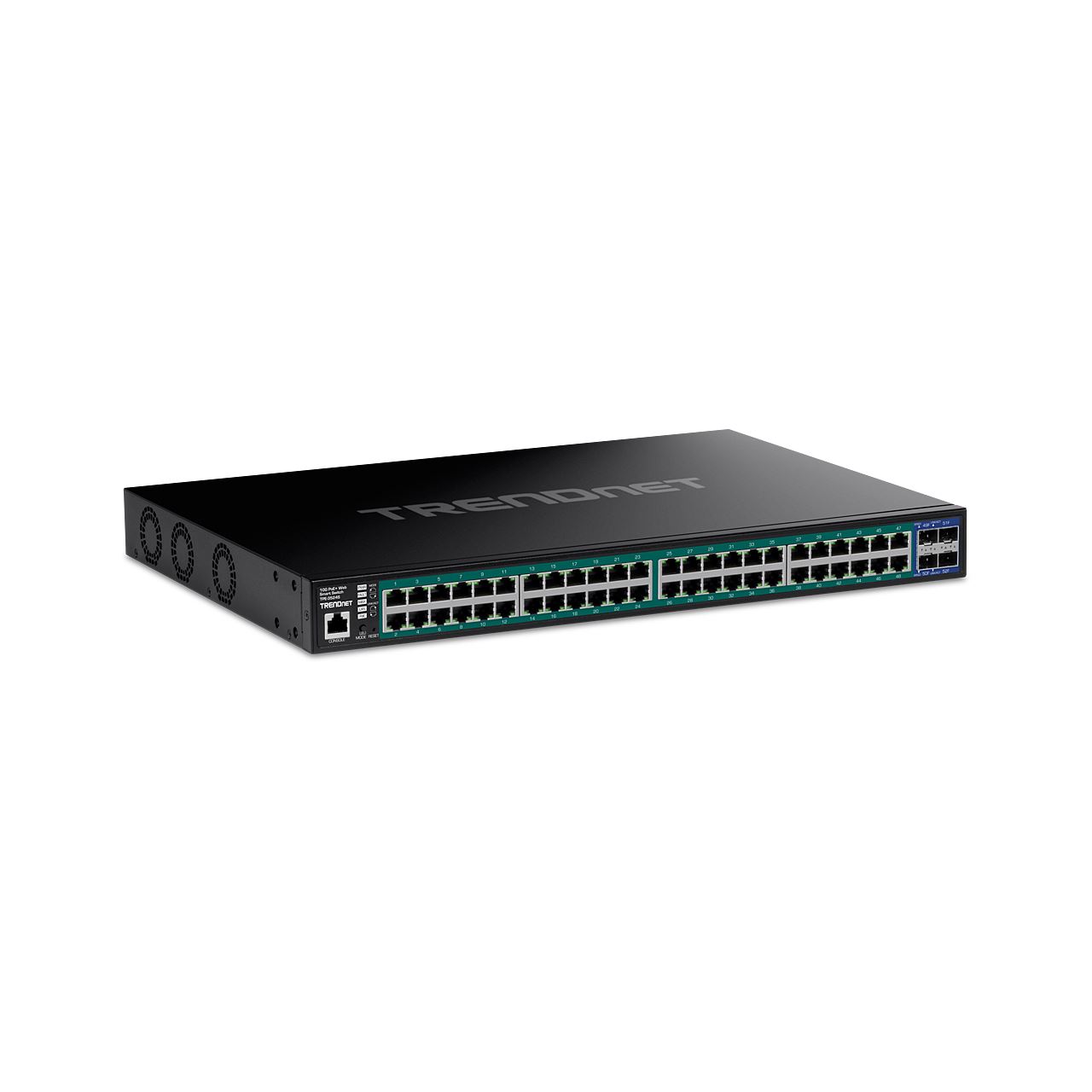 TrendNet 52-Port Gigabit Web Smart PoE+ Switch w.10G SFP+