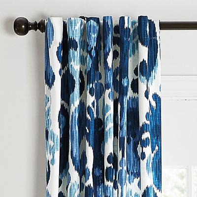 "Bethesda Drapery Panel - Blue - 50""W x 108""L - Ballard Designs"