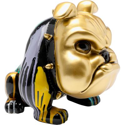 Spardose KARE DESIGN "Mad Dog 26cm", bunt (gold), B:21,5cm H:22,5cm T:25,5cm, Polyresin (Kunststein), Spardosen, aus robustem Polyresin