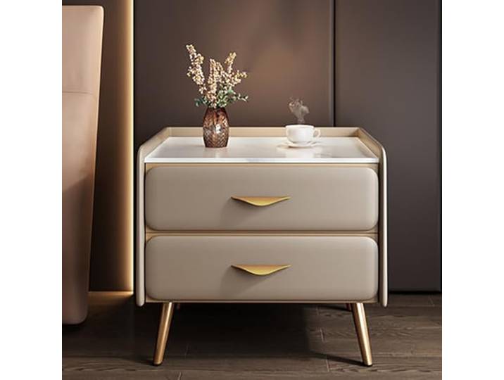 LSAfhDYG Nachttisch, Nachttische, Nachttisch, Kommode for Schlafzimmer, Mini-Kommode(Light Brown,50x40x52cm)