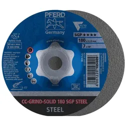 Pferd, Schleifmittel, CC-GRIND-SOLID 180 SGP STEEL