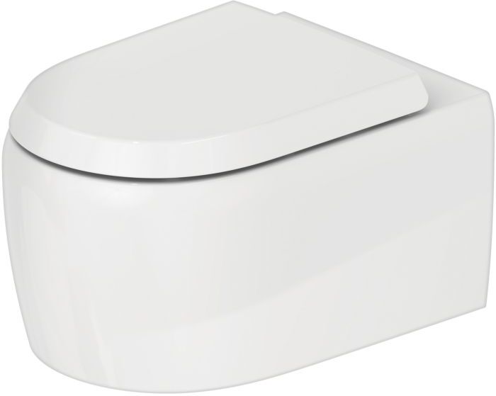 Duravit Collection One Wand Tiefspül WC.2583092000 verdeckte Befestigung, Weiß Hochglanz, 385x570mm