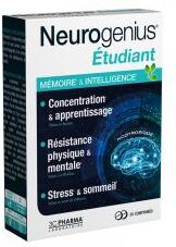3C Pharma Neurogenius® Étudiant - Boîte 30 comprimés