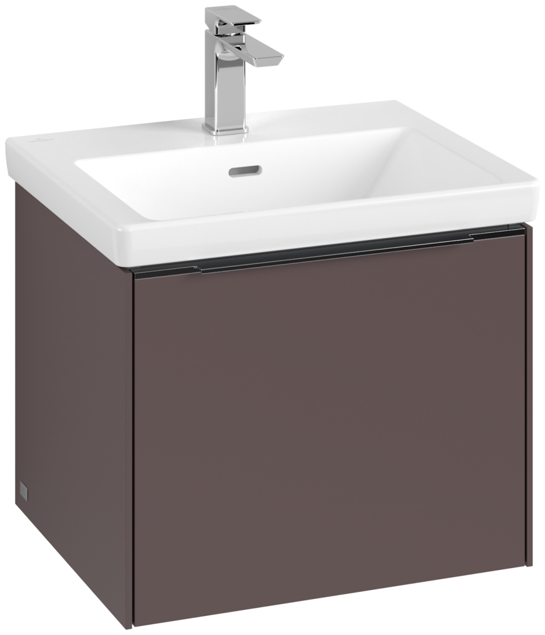 Villeroy & Boch Waschbeckenunterschrank Subway 3.0 C579L0 523x429x432 mm mit Beleuchtung Dark Berry C579L0AE