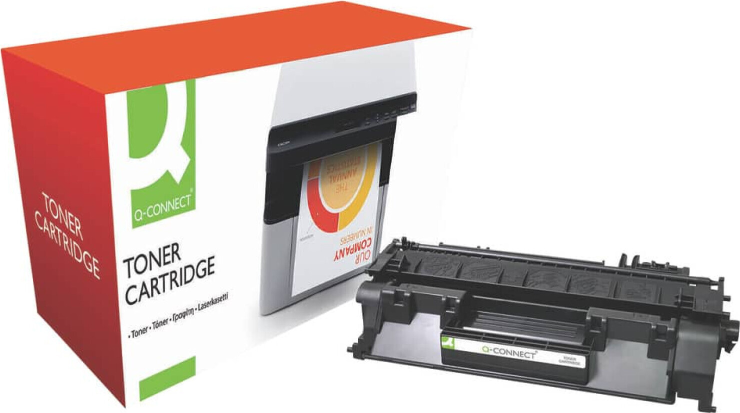 Q-Connect KF14571 lasertoner, zwart