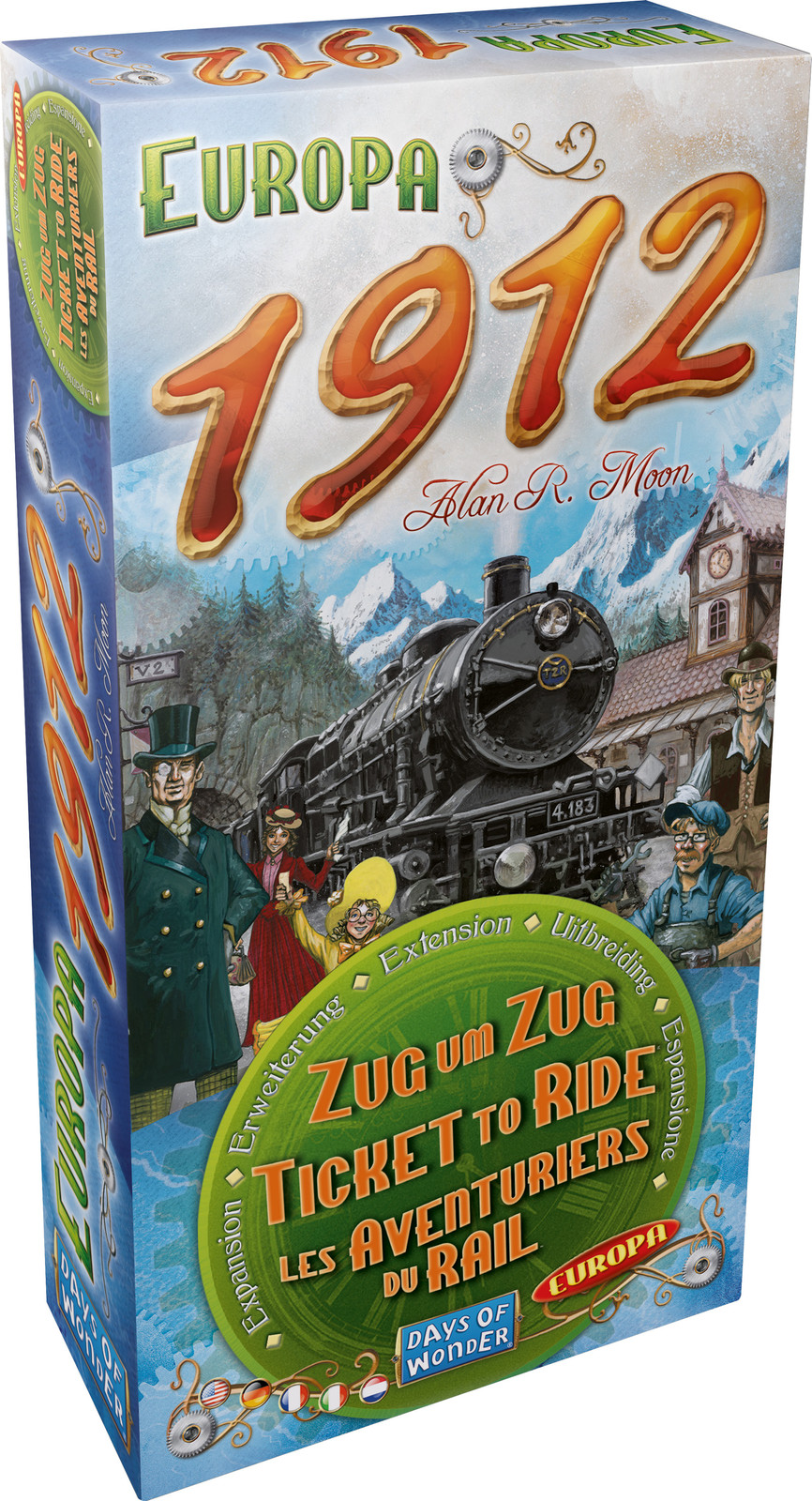 Zug um Zug Europa 1912 uitbreiding van Asmodee