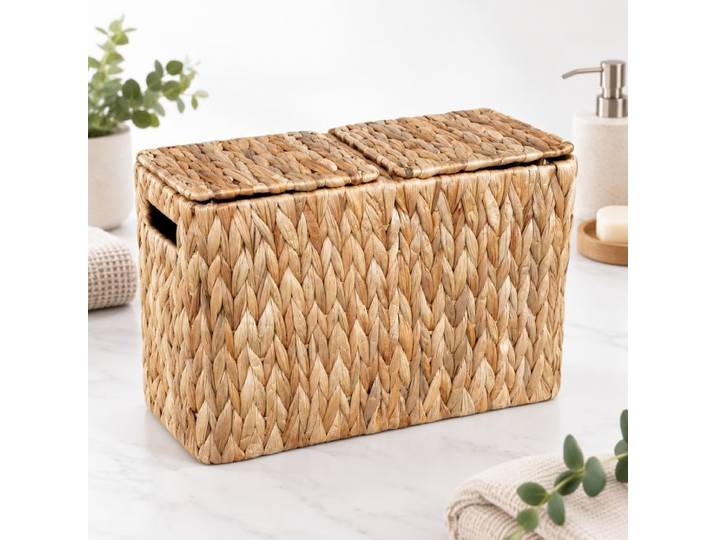 Relaxdays Toilettenpapier Aufbewahrung 6 Rollen