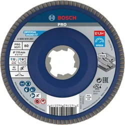 Bosch PRO Fächerschleifscheibe X571 Best for Metal, gerade, Kunststoff - 2608619207