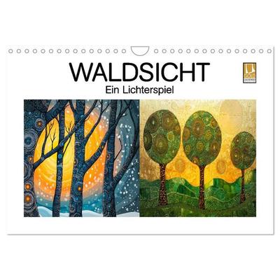 Waldsicht - Ein Lichterspiel (Wandkalender 2027 DIN A4 quer), CALVENDO Monatskalender