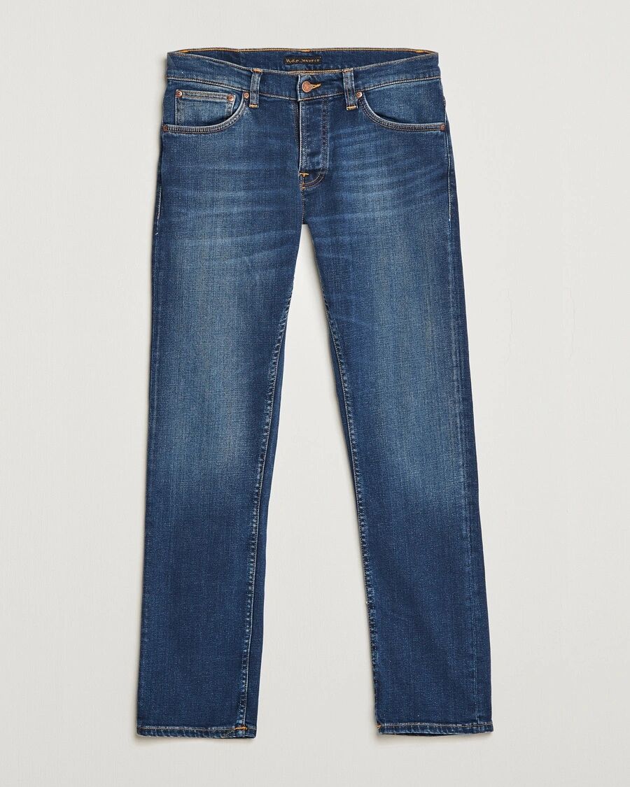 Nudie Jeans Grim Tim Jeans Indigo Myth men W32L32 Blå