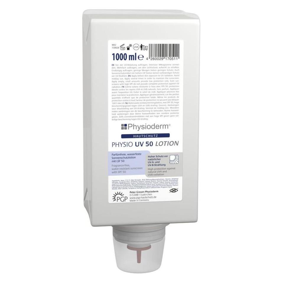 PGP Sonnencreme PHYSIO UV 50 Lotion, SPF 50, 1 liter (SPF 50, 1000 ml) (14339012)