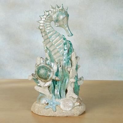 Touch of Class Seahorse Table Sculpture Multi Cool , Multi Cool