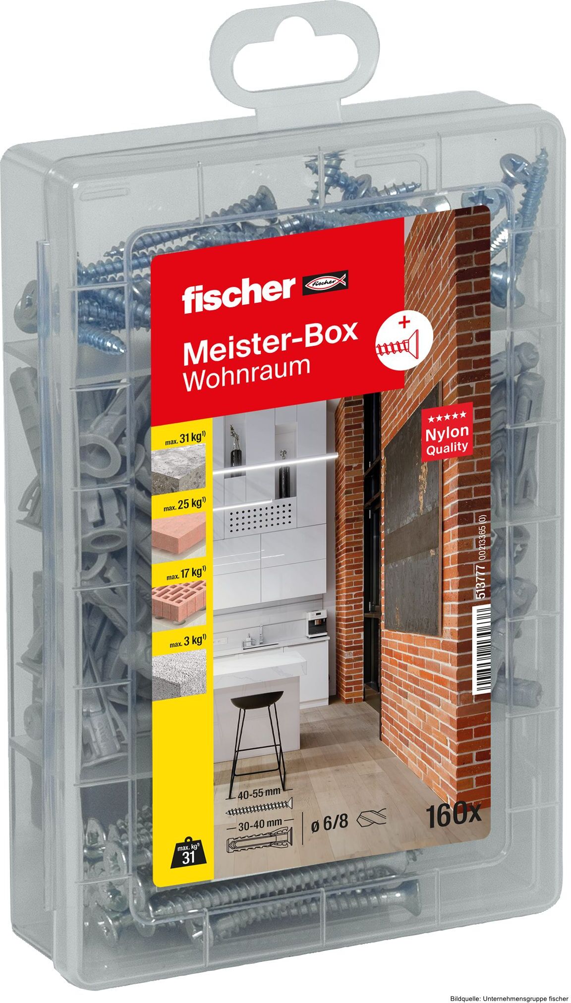 fischerwerke fischer Meister-Box Wohnraum + Schrauben