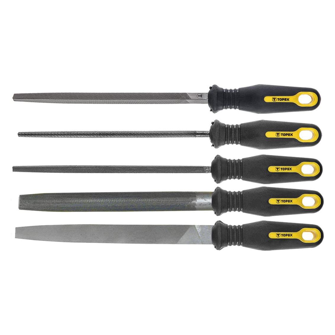Topex Feilen für Metall 200mm 5 Stk. 06A250 (200 mm) (06A250)