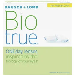Biotrue ONEday for Presbyopia 90-er - BC:8.6 SPH:-9.00 ADD:H