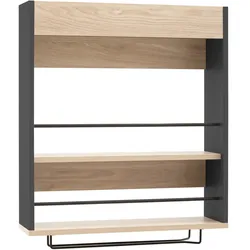 Tchibo - Barregal »Kolari« - 60,2x16,1x66,6cm - anthrazit -
