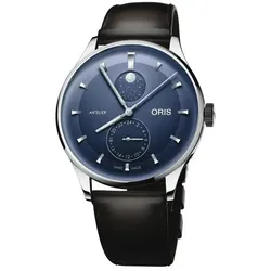Oris Artelier Complication, 39.50 mm, Lederband, Blau Herrenuhr 01 782 7811 4055-07 6 20 17FC